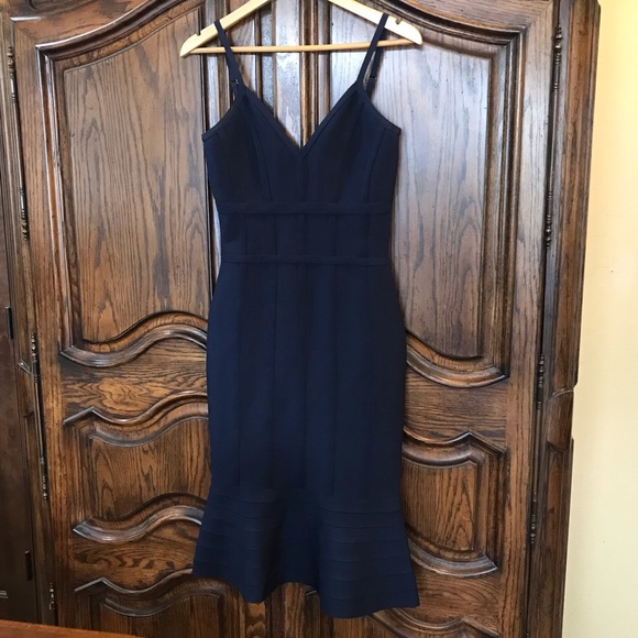 Navy Venus Mermaid Bodycon Dress Small - Picture 2 of 4